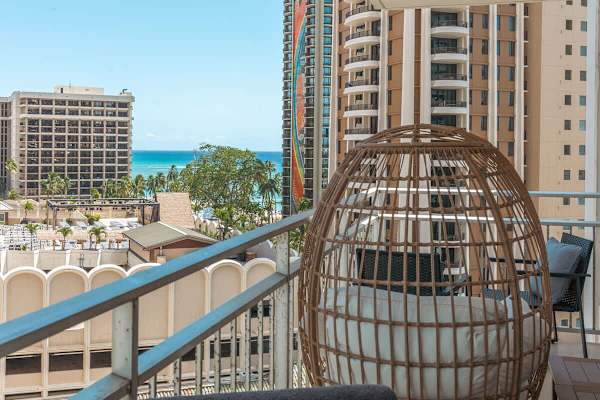 Have coffee or a bottle of beer on your balcony with this kind of view.