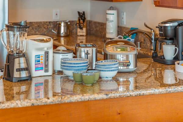 Fully equipped kitchen perfect for your culinary needs