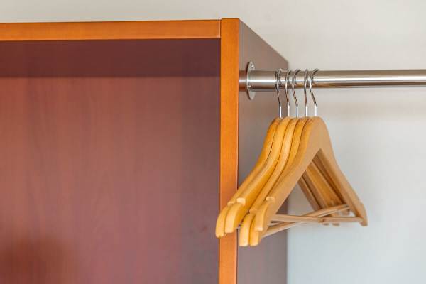 Hangers are also provided