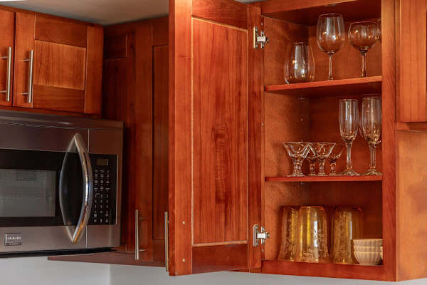 Utensils available in the kitchen