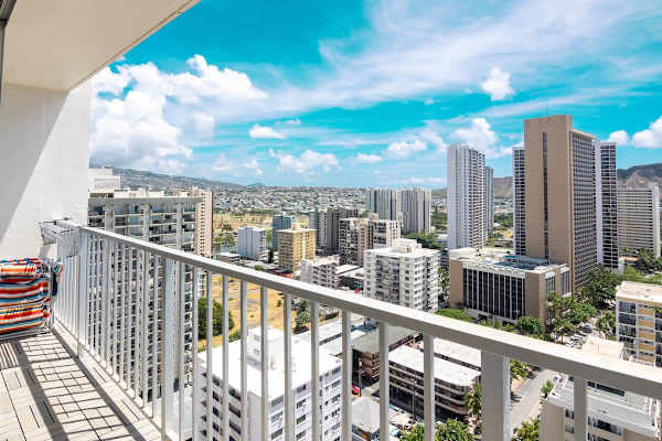 View from your mini balcony