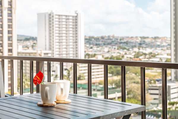 City view from your balcony