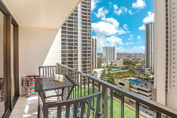 Have your morning coffee on your balcony with beautiful views.