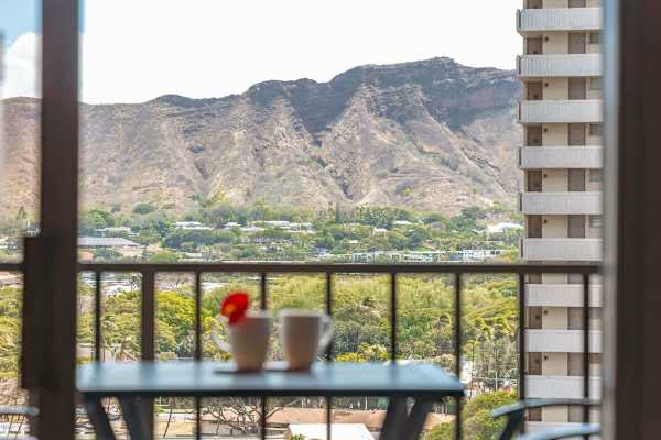 Diamond head view from your balcony