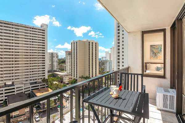 Have your morning coffee on your balcony with beautiful views.