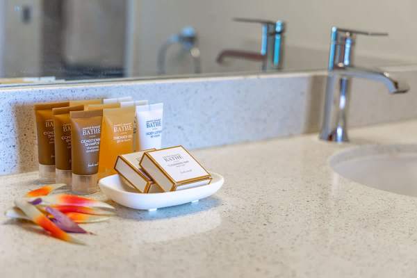 Startup bathroom supplies but not replenished