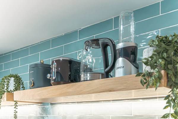 Full-size appliances for your culinary needs.