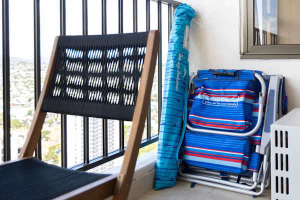 We’ve got beach towels, chairs, and an umbrella ready for you in the unit so you can enjoy some fun in the sun. If you’d like a beach mat or snorkeling gear, just let us know—we’re happy to provide them upon request!