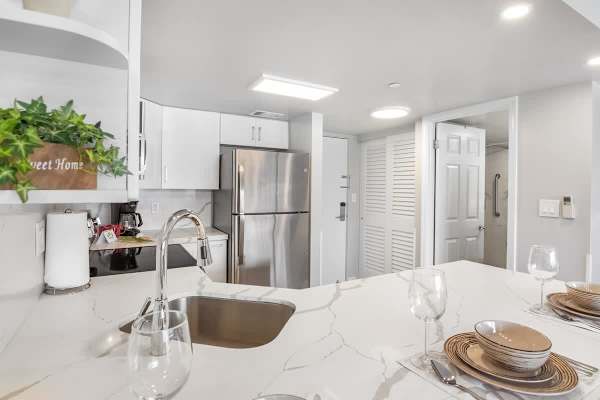 A fully equipped kitchen perfect for your culinary needs