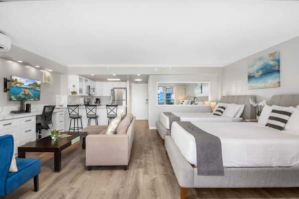 A different angle overview of your condo.
