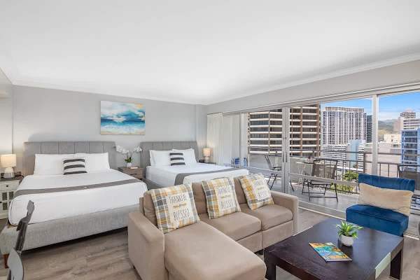 This condo accommodates up to 4 guests that can comfortably sleep in 2 queen-size beds.