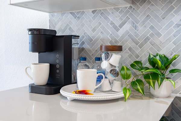 Keurig coffee maker is also available.