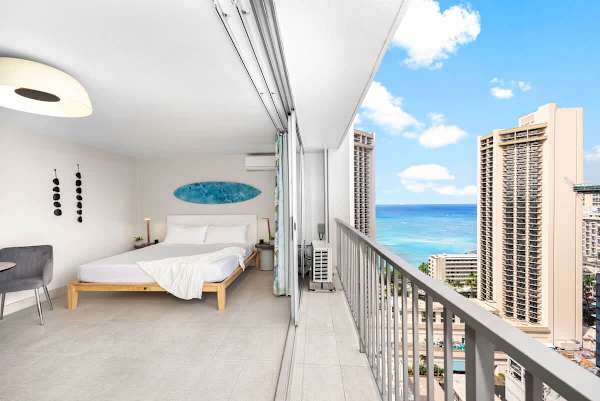 Great ocean views from your balcony