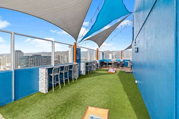 Pool and BBQ area