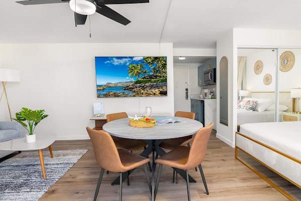 75" Smart TV in the living area