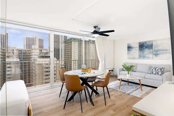 Dining area and Living area