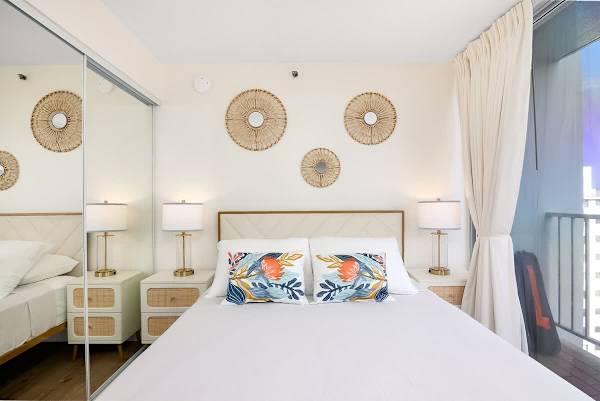 Relax on your queen-size bed