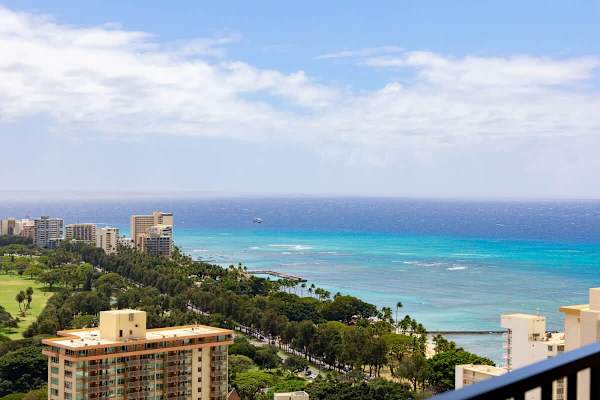 Ocean view from your balcony