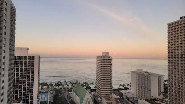 Enjoy the beautiful sunset view from your window!