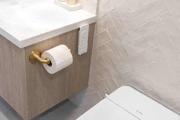 Experience enhanced comfort and modern luxury in your bathroom, complete with thoughtful amenities like a state-of-the-art bidet for your ultimate relaxation.