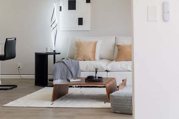Settle into a stylish and cozy lounge space, perfect for unwinding after a day of exploration.