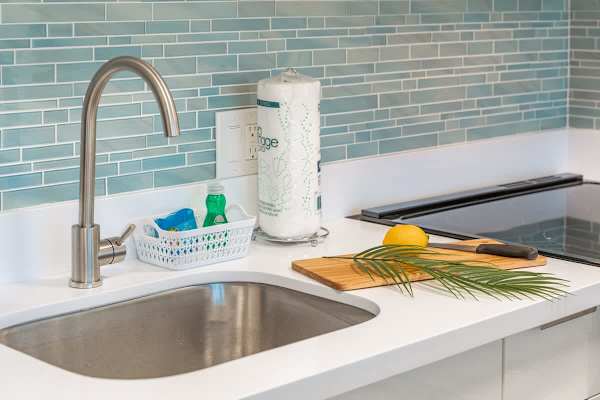 Your beautiful kitchen sink.