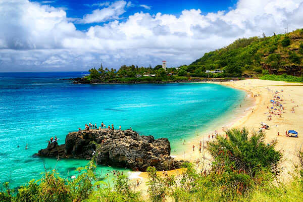 You're just moments away from experiencing breathtaking beaches and the vibrant energy of Waikiki! Book your Hawaiian escape today and dive into paradise!