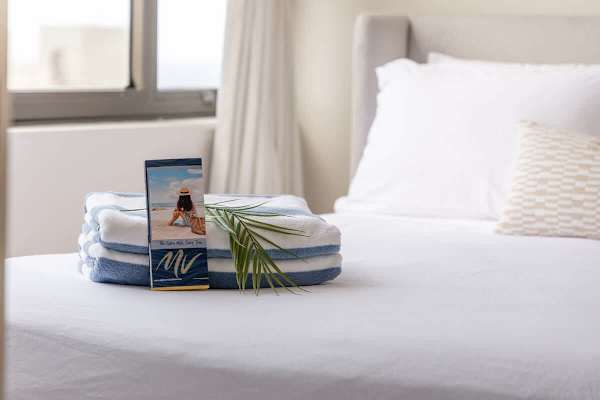 Welcome to a relaxing stay! We provide one set of fresh towels per guest.