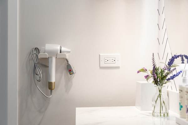 We provide a hairdryer for your convenience.