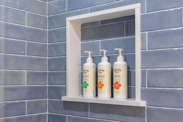 Begin your stay with a complimentary starter supply of our shampoo, conditioner, and shower gel, provided for your convenience.