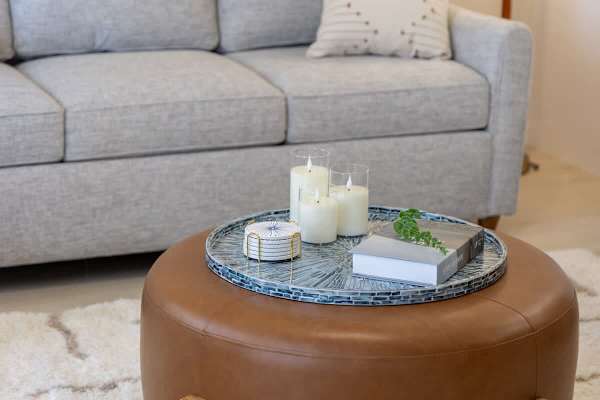 Decorative details in the living area