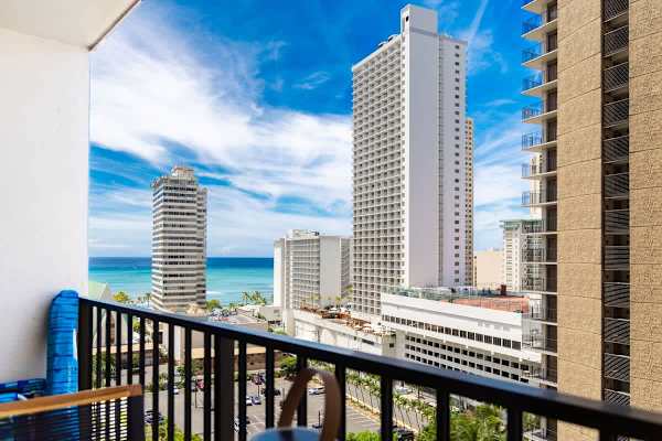 Start your day with stunning views of the city and the ocean from your private balcony, the perfect spot to enjoy your morning coffee.