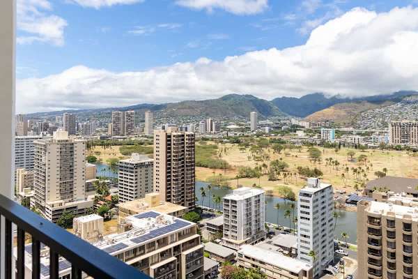 Gaze out at the stunning panoramic mountain and city views, creating a breathtaking backdrop for your stay.