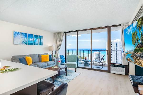Overview of this beautiful condo with a stunning ocean view.