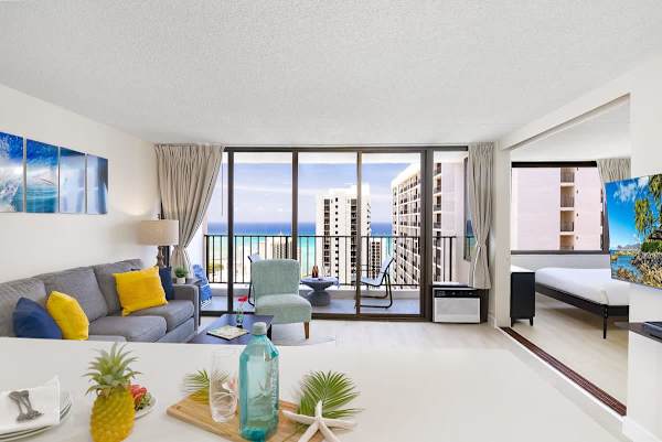 Overview of the condo from your kitchen.