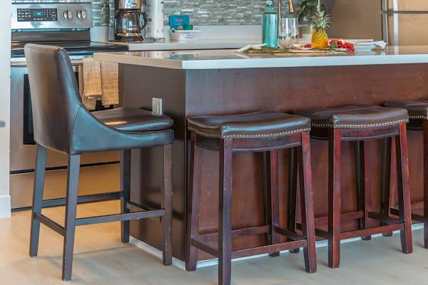 Bar stools in your dining area.