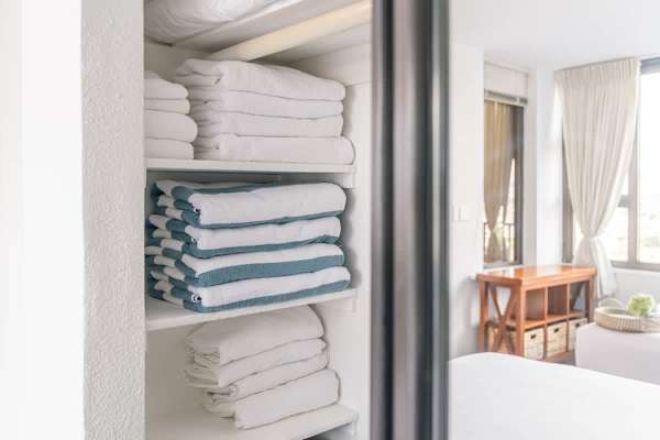 Towels are provided.