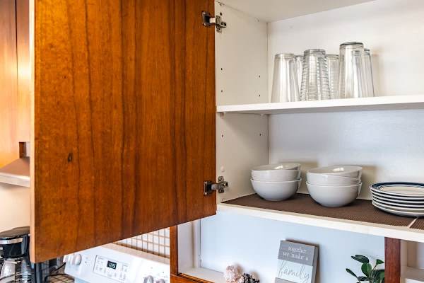 Utensils are also provided in your kitchen