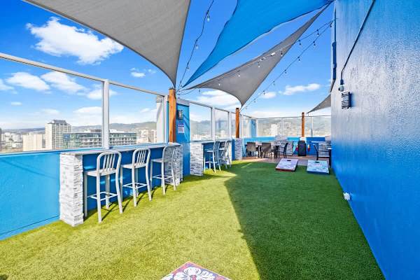 Pool and BBQ area