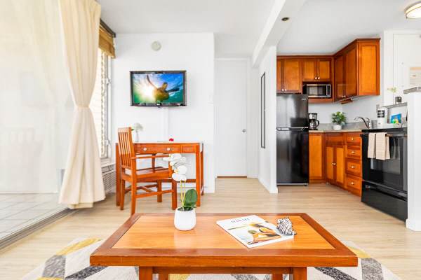 Enjoy watching your favorite show from the living room!
