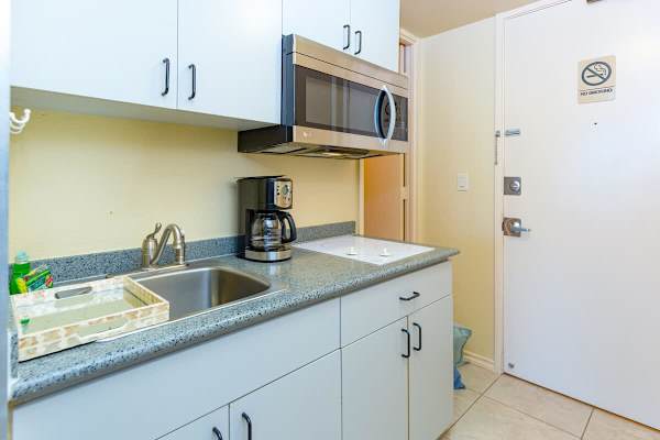 Studio with a kitchenette