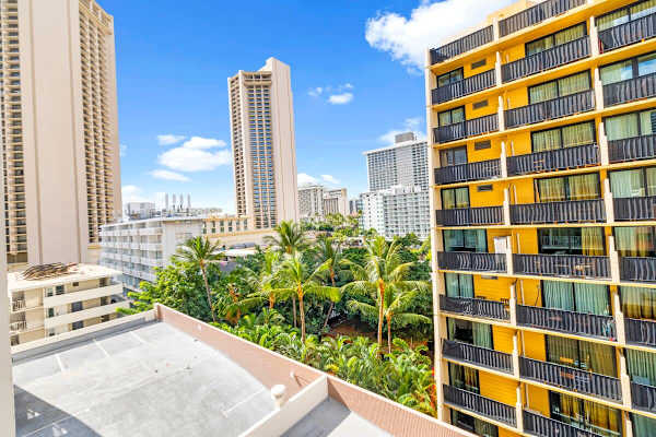 View from the balcony