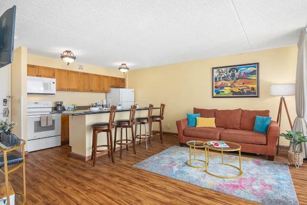 Your living and dining area.