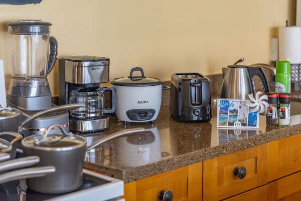 Full-size appliances for your culinary needs.
