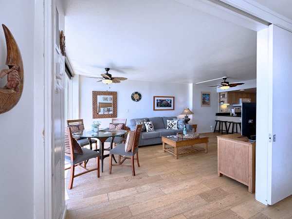 Enjoy spacious living with thoughtfully arranged furniture that maximizes comfort and utility. Room to breathe, relax, and entertain!