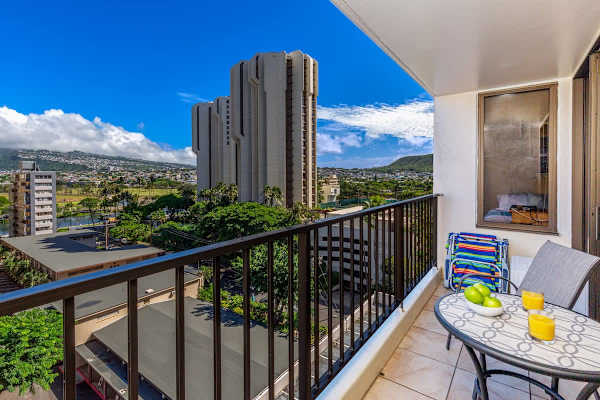 Have morning coffee on your balcony with beautiful view.