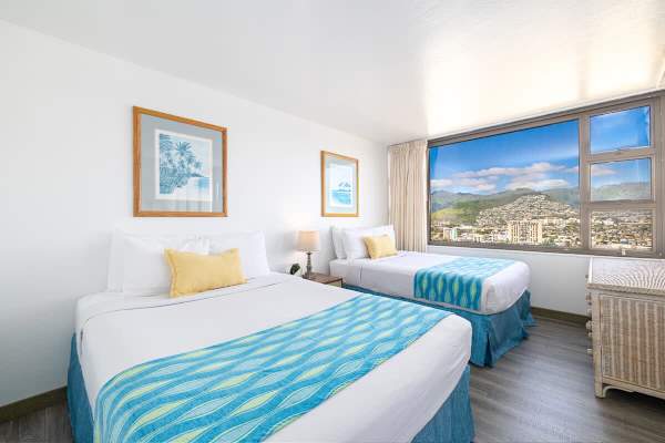 Relax in your bedroom with queen-size and full-size beds!