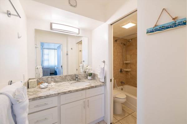 Refresh in your bathroom with shower and tub combination!