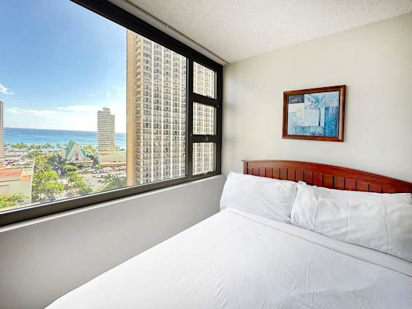 Beautiful ocean view from your bedroom.