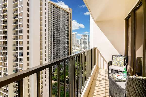 Enjoy the view from your private balcony